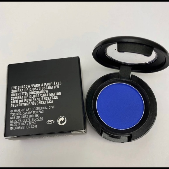 MAC Cosmetics Single Eyeshadow Atlantic Blue Matte BNIB - Picture 2 of 7
